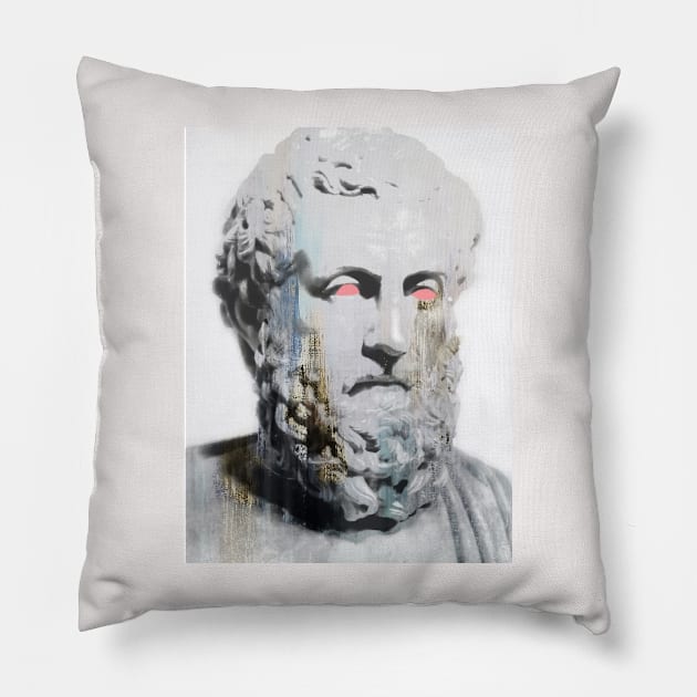 Best Purpose - Surreal/Collage Art Pillow by DIGOUTTHESKY