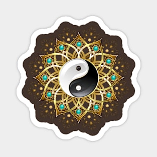 Symbol of Yin Yang Mandala Magnet