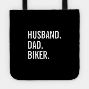 Husband Dad Biker Tote