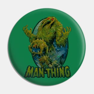 The Man Thing 1974 Vintage Pin