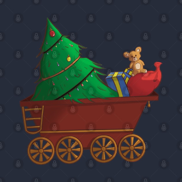 Christmas Tree Wagon by Pafart