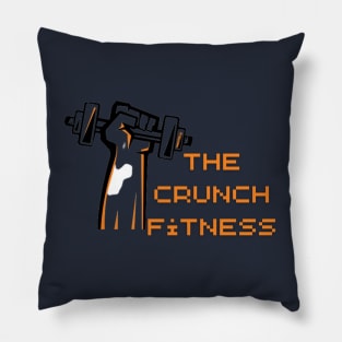 the crunch fitness Pillow