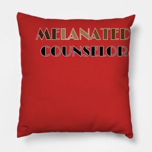 Melanated counselor Pillow