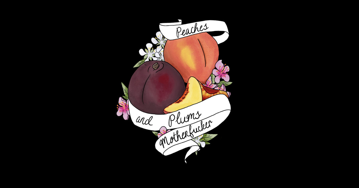 Peaches and Plums MFer Magicians Sticker TeePublic