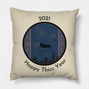 Thicc Bois New Years Edition 2021 Pillow