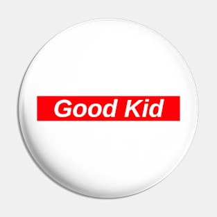 Good Kid // Red Box Logo Pin