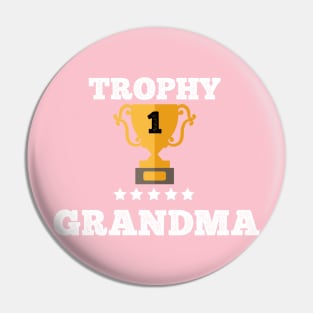 Trophy of best grandma gift idea Pin