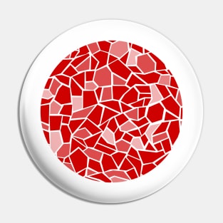 Mosaico Gaudi Rojo Pin