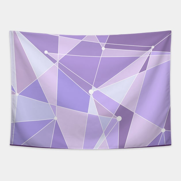 Galactic Purple Wall Tapestry by EnchantedTikiTees