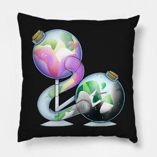 Genderfae And Aromantic Pride Potion Pillow