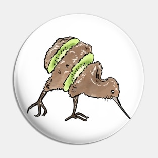 Kiwi bird kiwi fruit animal pun Pin