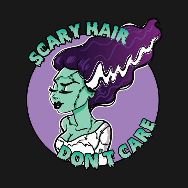 Scary Hair, Don't Care by gwenillustrates