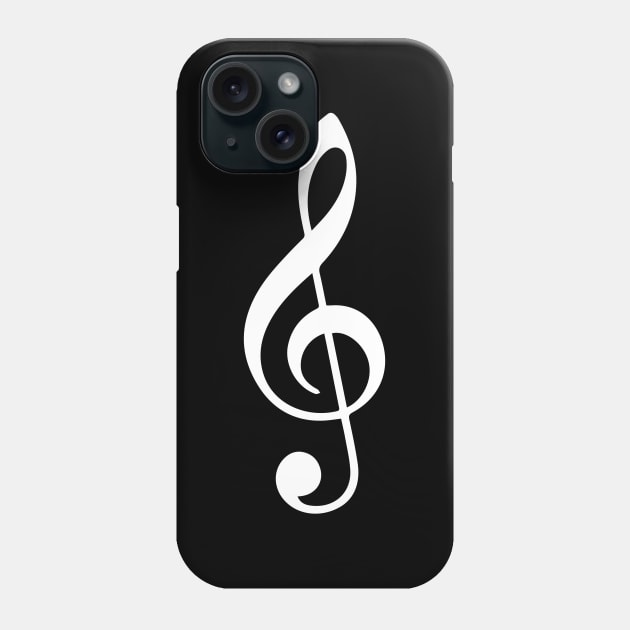 Treble Clef Phone Case by Kelly Louise Art