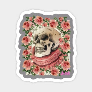 Skull and Roses Magnet