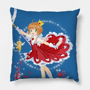 Card Captor Sakura - Sakura Red Heart outfit Pillow