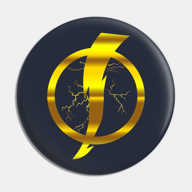 Static Shock Logo Pin by martinthao11