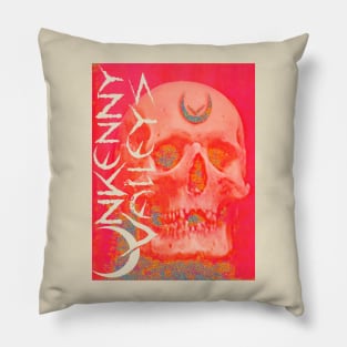 Unkenny Valleys - Psycho Skull Pillow