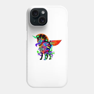 sphinx monster cat ecopop beast in cryptid art Phone Case