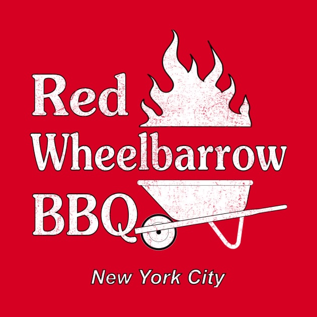 Mr Robot Red Wheelbarrow BBQ by 4swag