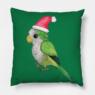 Christmas parrot Pillow