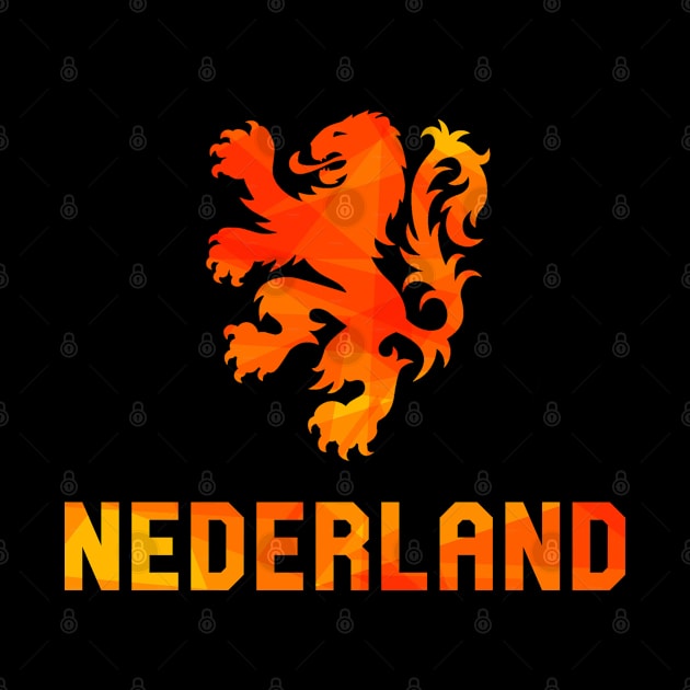 Nederland Geometry Oranje by VRedBaller