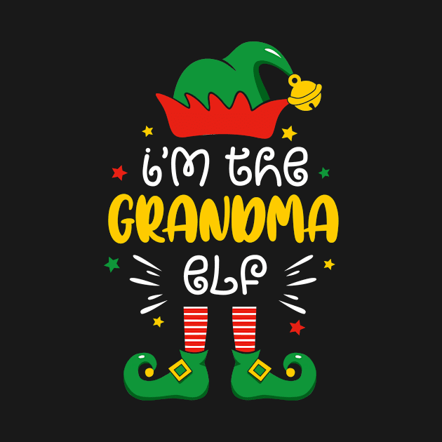 I'm The Grandma Elf  Xmas Matching Family Group Christmas by carpenterfry