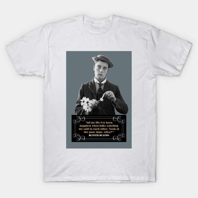 Summer Graphic T Shirt Men Tops Tees The Navigator Buster Keaton