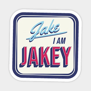 Enhypen Jake jakey fandom engene typography | Morcaworks Magnet