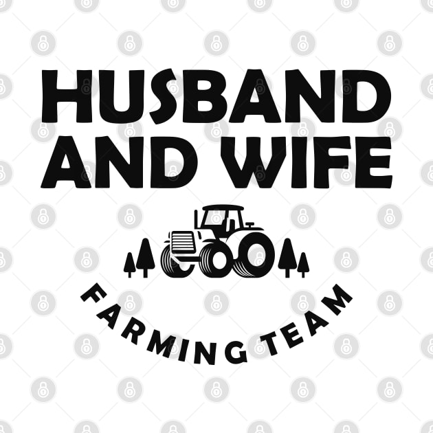 Farmer - Husband and wife farming team by KC Happy Shop