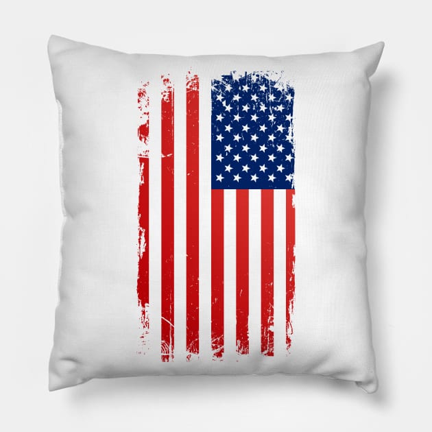 USA (Flag) Pillow by BYVIKTOR