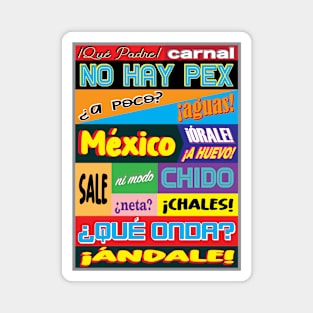 Mexican Phrases Magnet