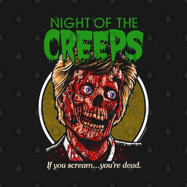 Night Of The Creeps, horror, 80s, cult classic by PeligroGraphics