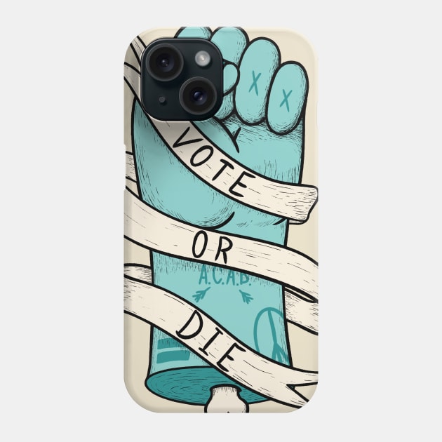 Vote or Die - Voting America 2020 | Vote Vote Vote Vote Vote Vote Phone Case by anycolordesigns