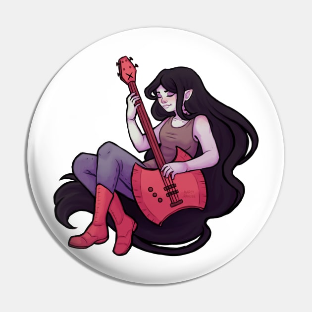 Marceline Adventure Time Pin TeePublic