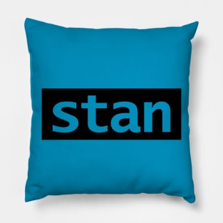 Minimal Stan Slang Typography Pillow