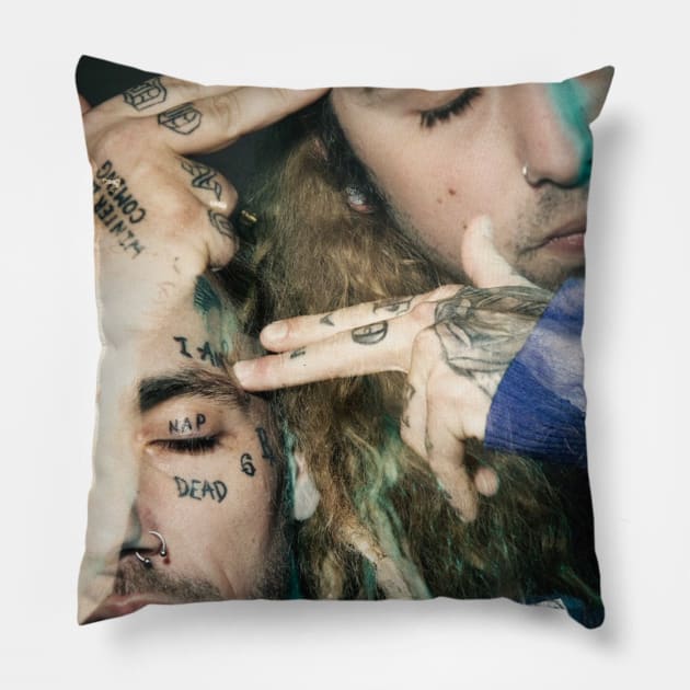 Live Fast, Die Whenever Pillow by DeRaddoDesigns12