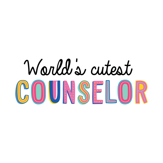 Counselor Gifts | World's cutest Counselor by BetterManufaktur