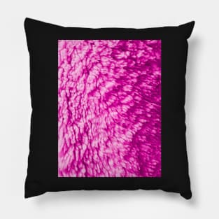 Hot Pink Fur Pillow