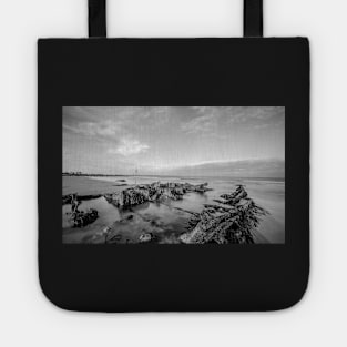 Rock pool on the North Norfolk coast Tote