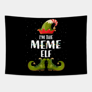 Im The Meme Elf Christmas Tapestry