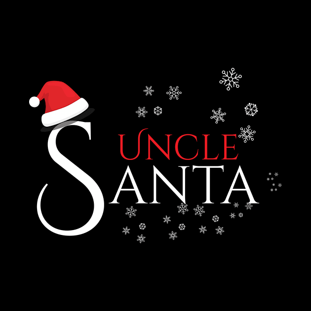 Uncle Santa Family Christmas Gift by Designtigrate