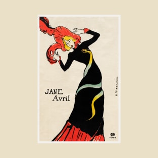 Jane Avril by Henri de Toulouse-Lautrec T-Shirt