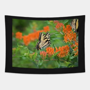 Yellow Swallowtail Butterfly Tapestry