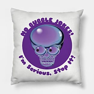 Bubble Skull Pillow