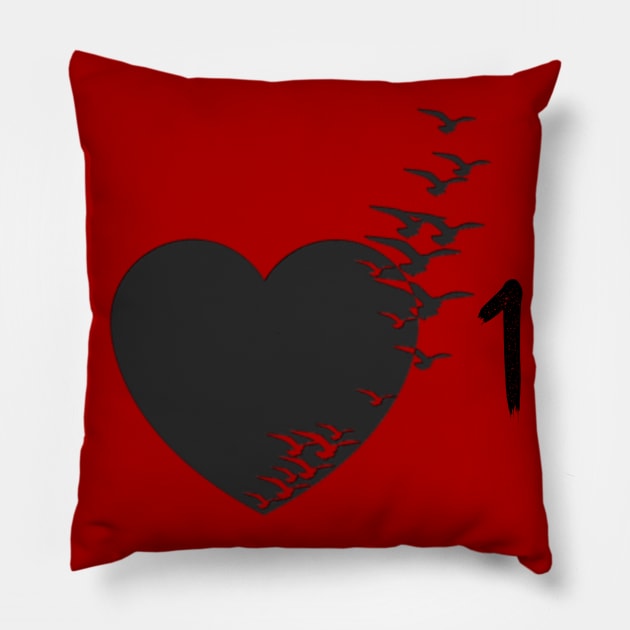 Love1 Cool Design Pillow by Seopdesigns