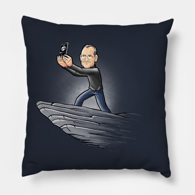 The phone king Pillow by Cromanart
