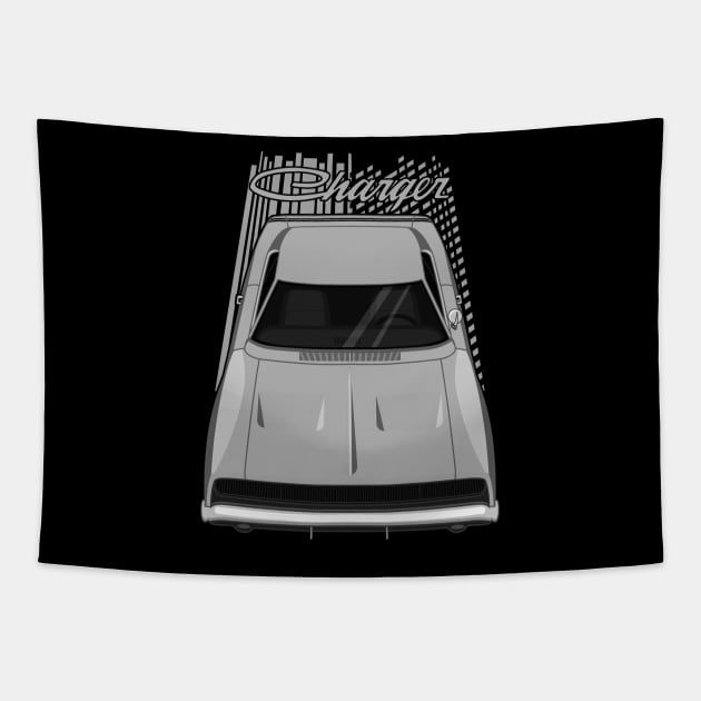 Dodge Charger 1968 - Silver Tapestry by V8social