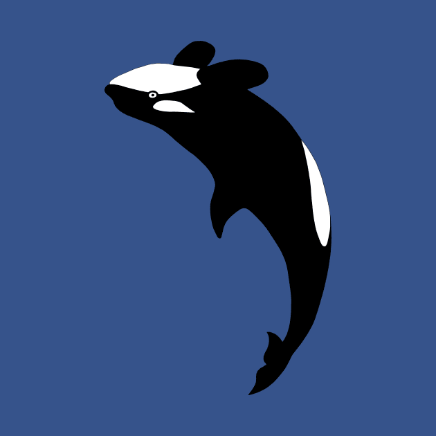 Killer whale diving by lorendowding