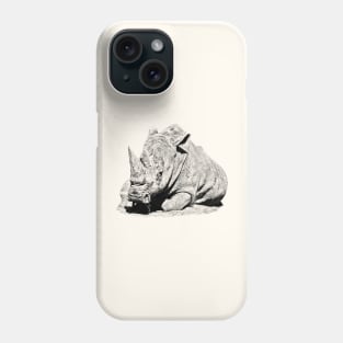 Rhinoceros Phone Case