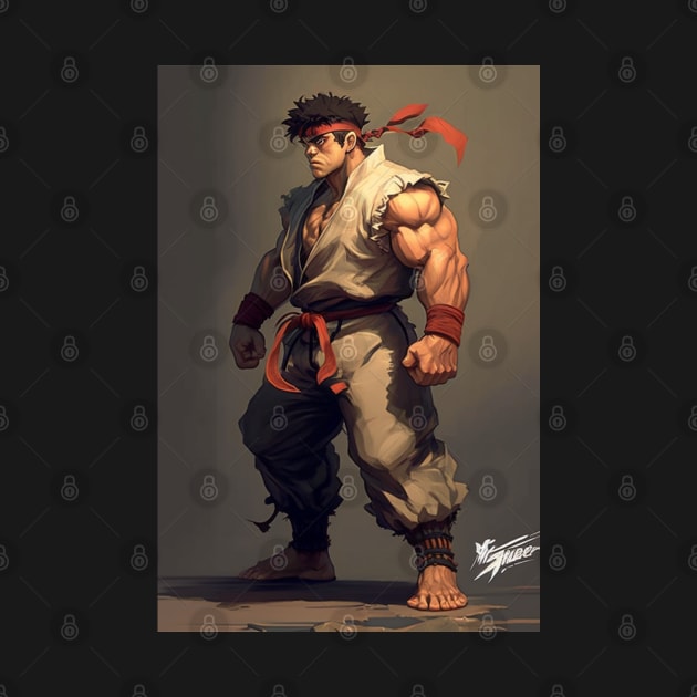 Ryu Street Fighter Original Artwork by Labidabop